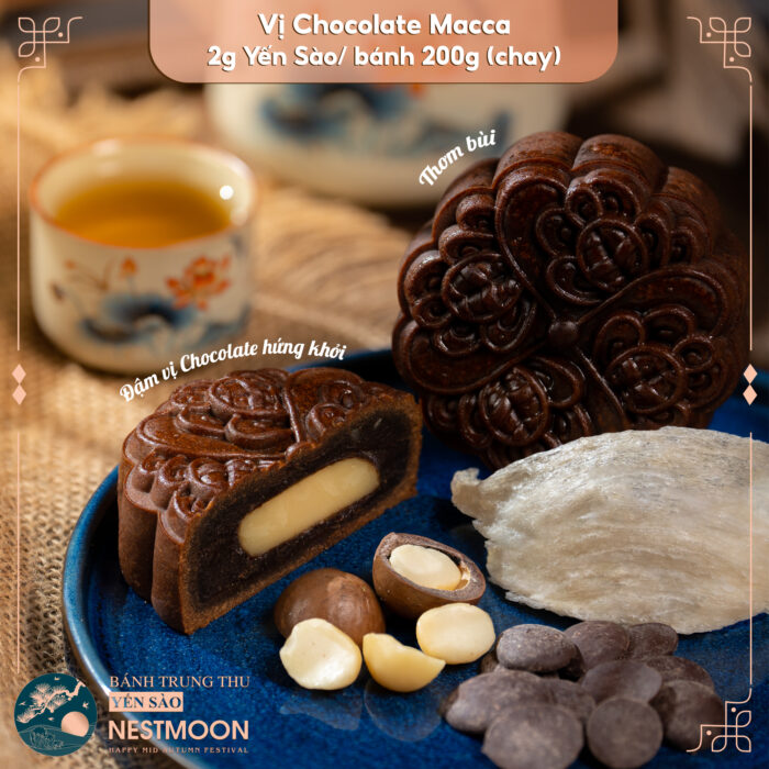 Bánh Trung Thu Vị Chocolate Macca - Ảnh 1